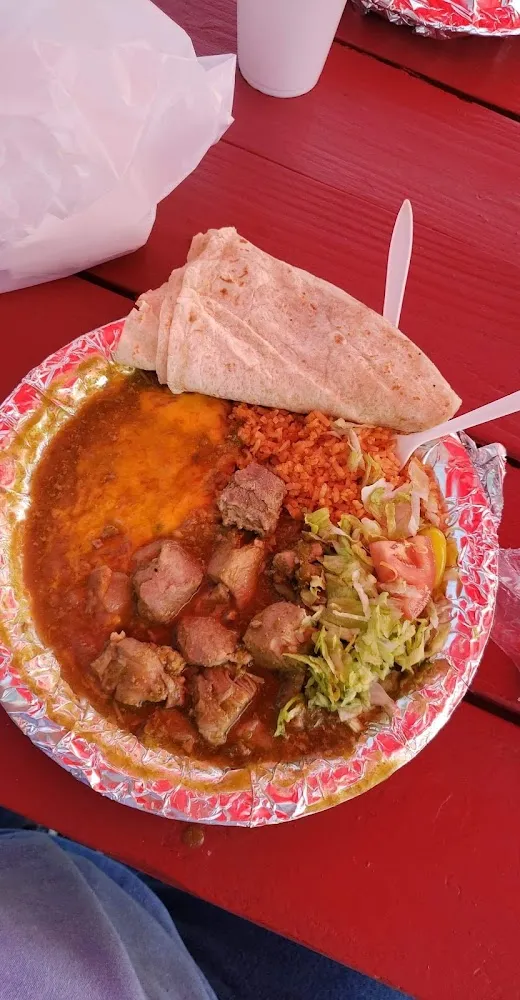 Pork and Green Chile Beans and Rice